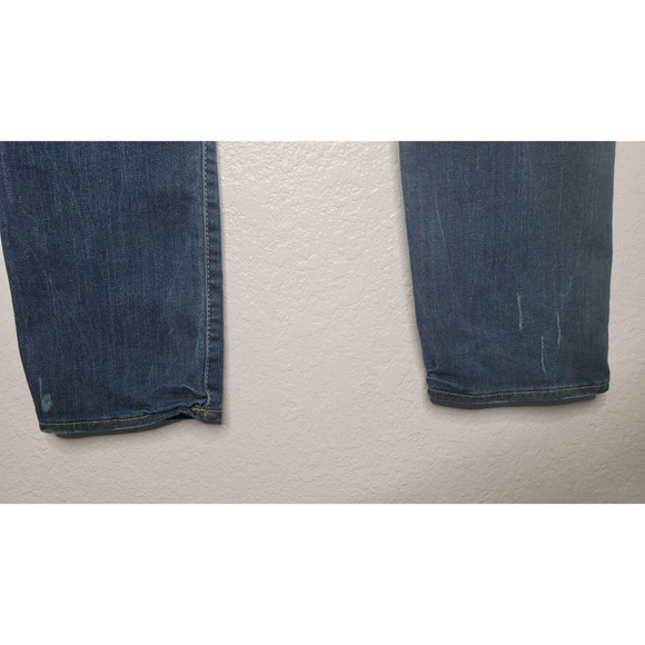 Rock & Republic Jeans Womens 10 Mid Rise Berlin Straight Rinse Wash Blue Denim - Picture 9 of 15